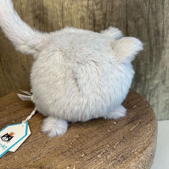 Jellycat Grey Kitten Caboodle Gray Cat FAST SHIP NEW - Picture 4 of 5